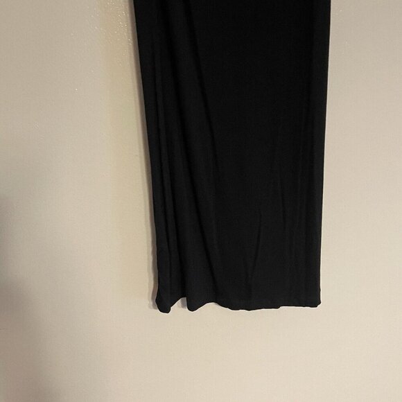 Hem & Thread Women Sz L Black Adjustable Spaghetti Strap Slip Dress NWT - Picture 2 of 9